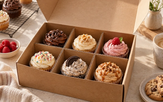 Corrugated Inserts for Bakery Boxes