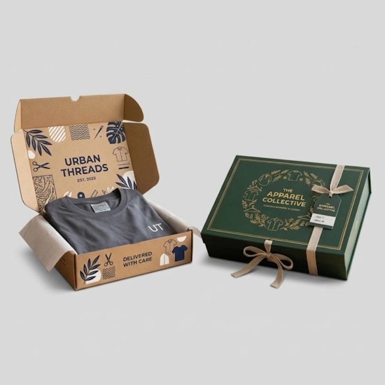 custom apparel boxes