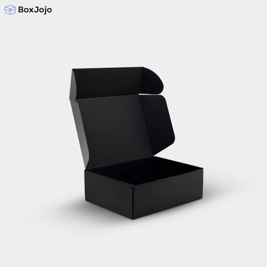 Custom Black Mailer Boxes Wholesale