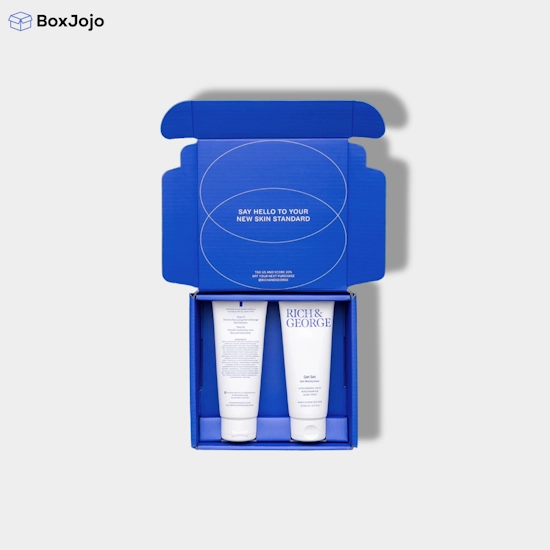 Custom Blue Mailer Boxes