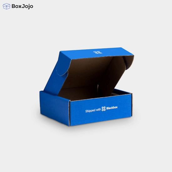Custom Blue Mailer Packaging Boxes
