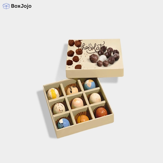 Custom Bonbon Chocolate Packaging Boxes