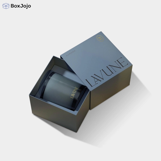 Custom candle box with inserts wholesale