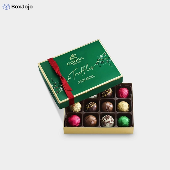 Custom Christmas Chocolate Packaging Boxes
