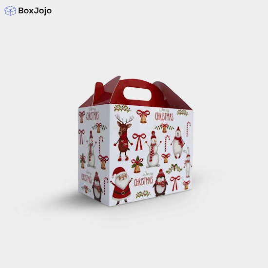 Custom Christmas Gable Boxes Wholesale