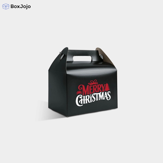 Custom Christmas Gable Packaging Boxes
