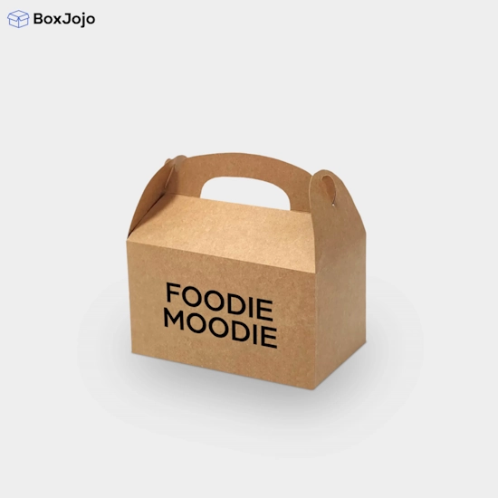 Custom Kraft Gable Boxes Wholesale