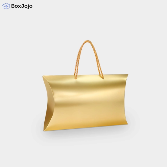 Custom Pillow Shaped Box with Handle