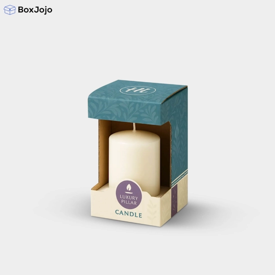 Custom printed window candle boxes