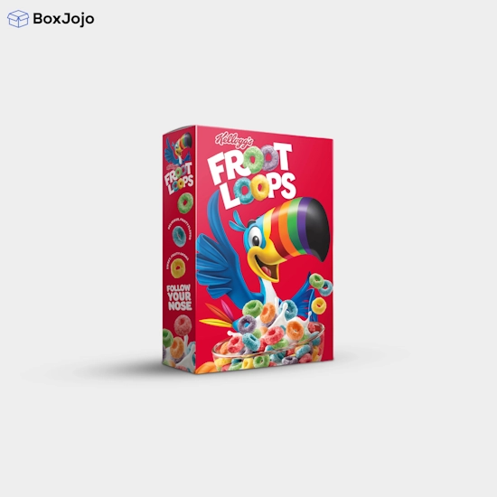 Custom Printed Colorful Cereal Boxes