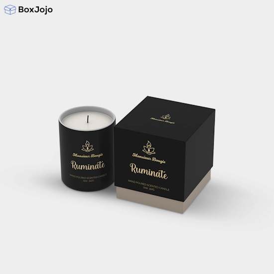 Custom Printed Two Piece Candle Boxes