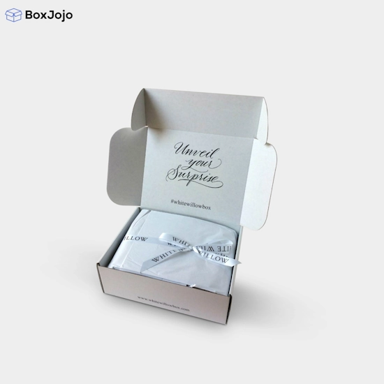 Custom Printed White Mailer Boxes