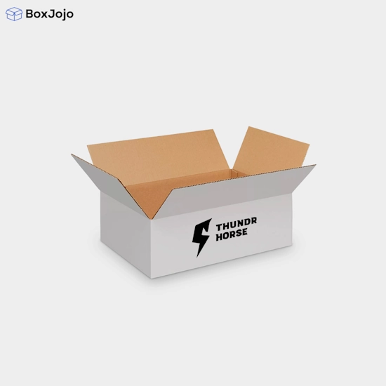 Custom Printed White Shipping Boxes