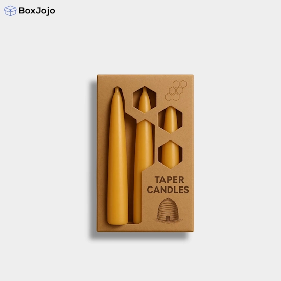 Custom Taper Candle Packaging Boxes