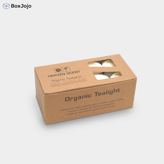 Custom tealight candle packaging boxes