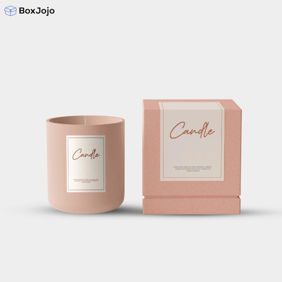 Custom Two Piece Candle Boxes Wholesale