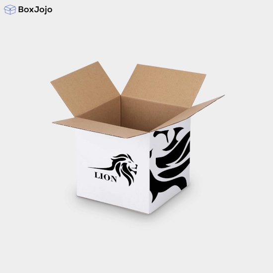 Custom White Shipping Boxes Wholesale