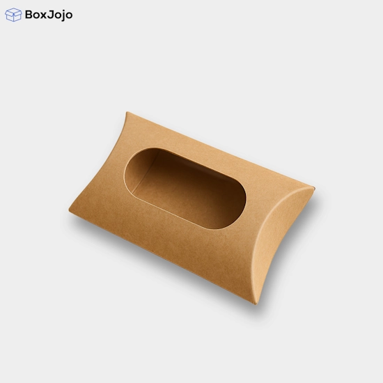 Custom Window Pillow Packaging Boxes