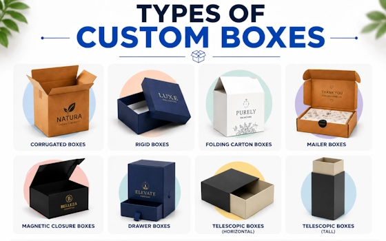 Types of Custom Boxes